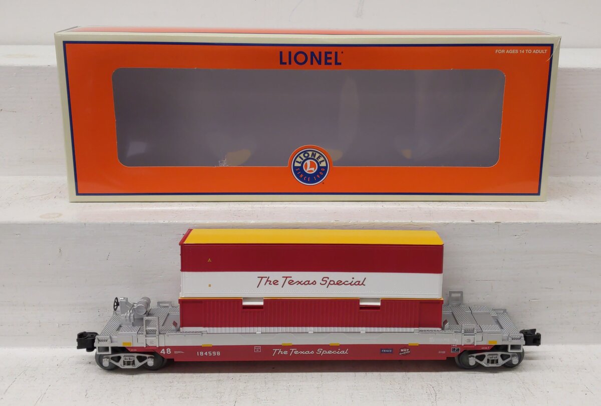 Lionel 2301412 O Gauge Metca Texas Special Maxi Stack Car #184598 LN/Box