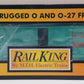 MTH 30-71177 O Great Northern RailKing 50' Double Door Plugged Boxcar #27429 NIB