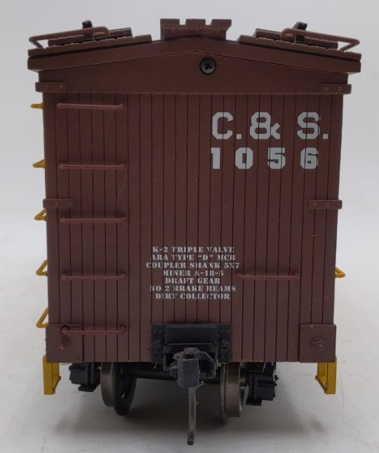 USA Trains R16045 G Gauge Colorado & Southern Reefer Car #1056 (Metal Wheels) VG/Box