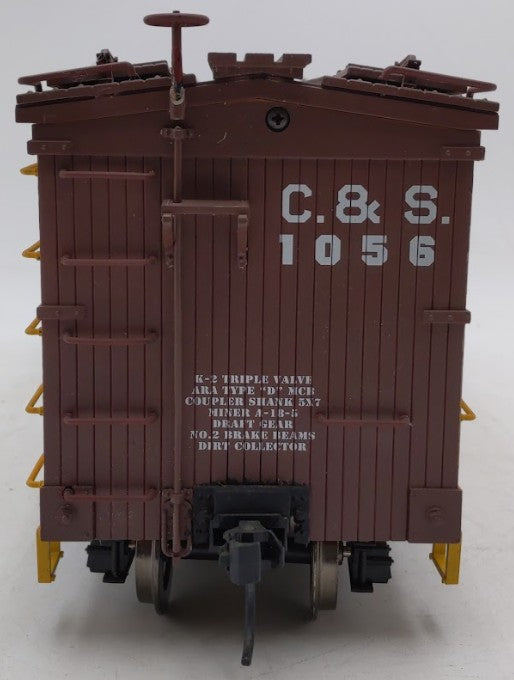 USA Trains R16045 G Gauge Colorado & Southern Reefer Car #1056 (Metal Wheels) VG/Box
