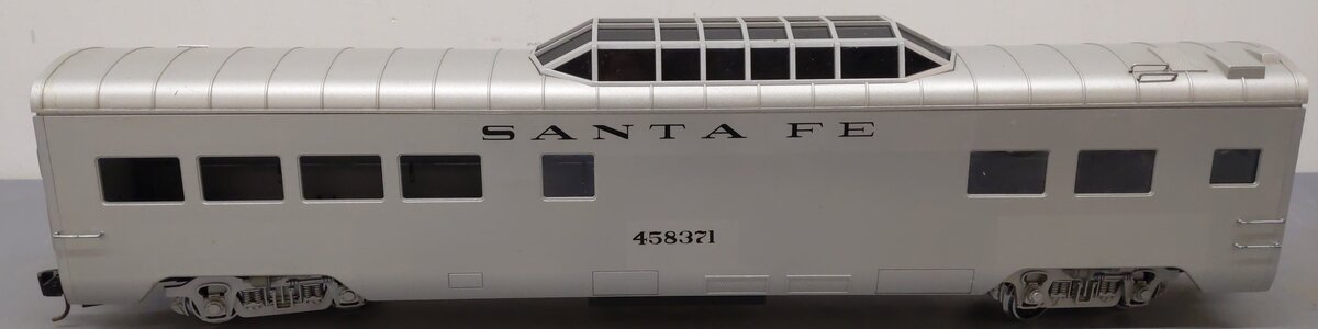 LGB 30580 G Scale Santa Fe Vista Dome Car (Metal Wheels) EX/Box
