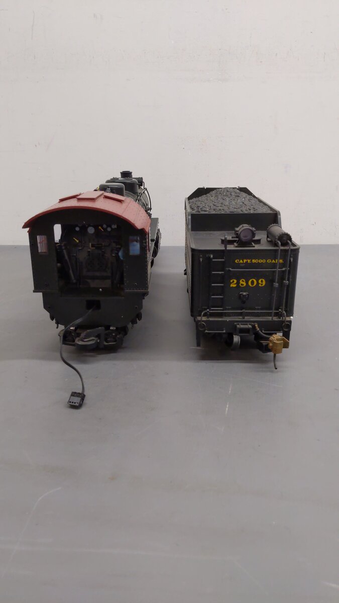 LGB 21872 G Scale PRR 2-8-2 Mikado Steam Locomotive & Tender #2809