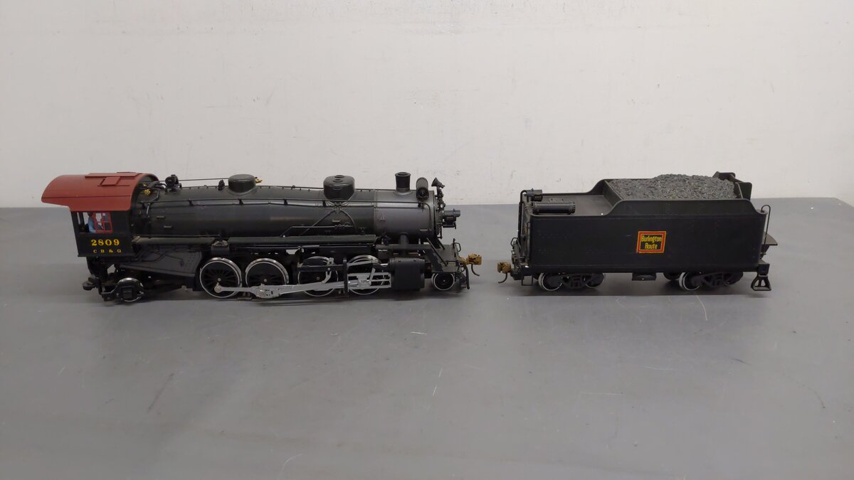 LGB 21872 G Scale PRR 2-8-2 Mikado Steam Locomotive & Tender #2809 with Sound EX/Box
