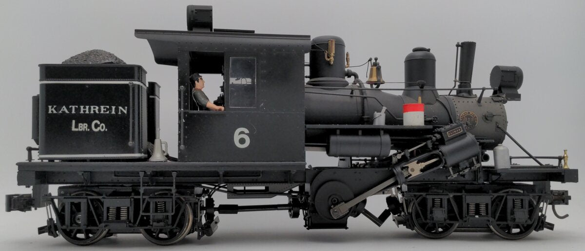 Bachmann 81180 G Pardee & Curtin Lumber Climax Steam Locomotive #6 VG/Box