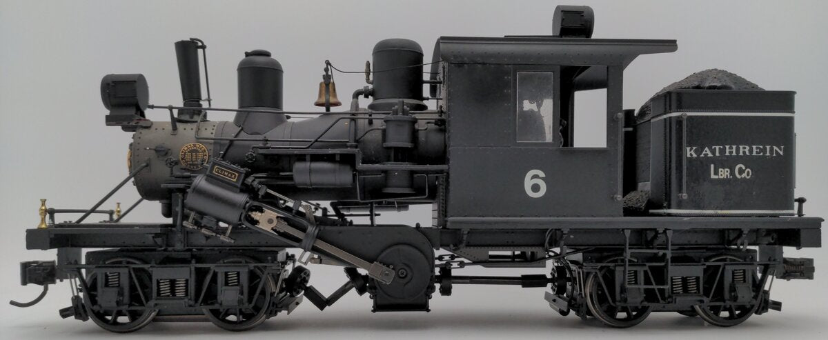 Bachmann 81180 G Pardee & Curtin Lumber Climax Steam Locomotive #6 VG/Box