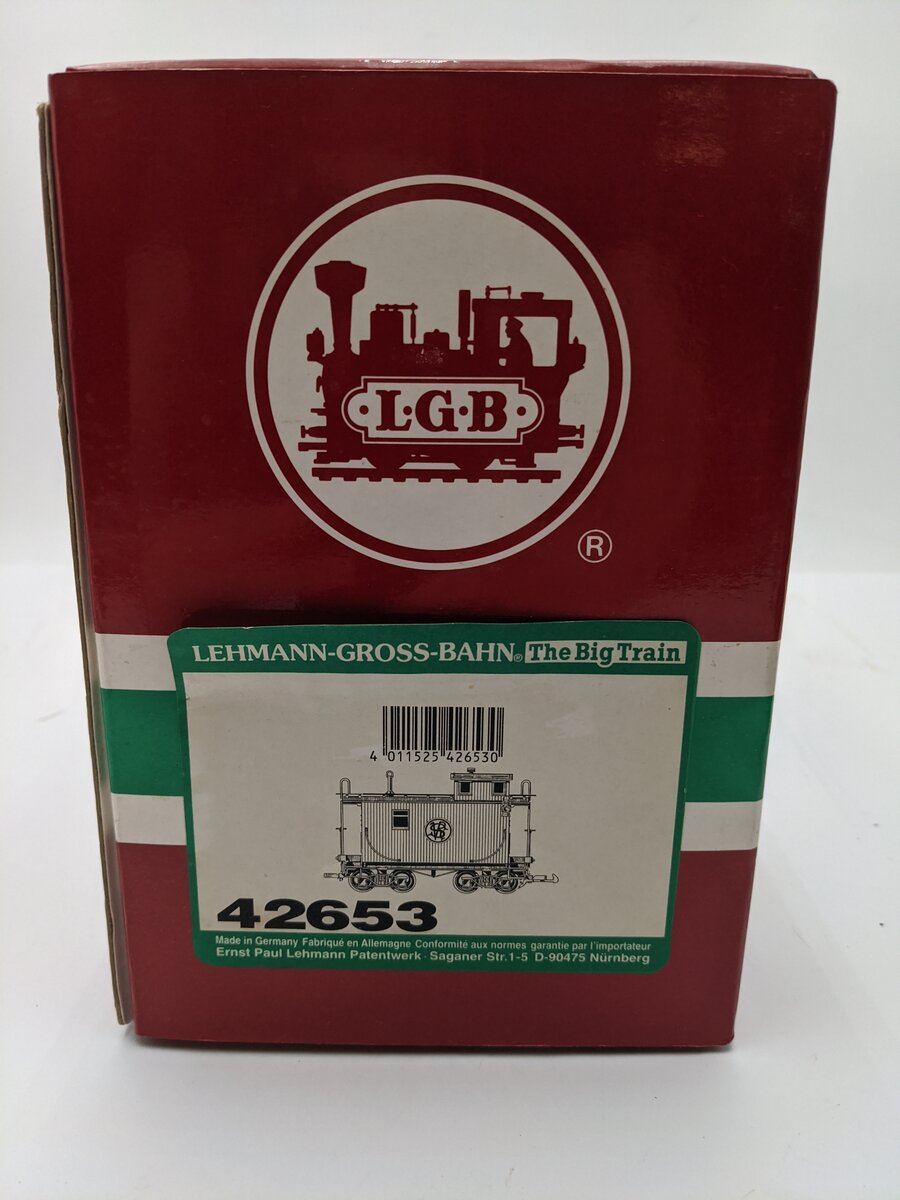 LGB 42653 G Scale Kathrein Caboose #12-Custom Painted/Box