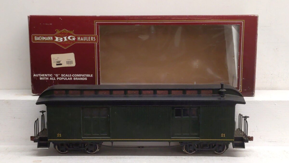 Bachmann 89293 G Scale ET & WNC Full Baggage Car (Metal Wheels) EX/Box