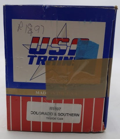 USA Trains R1897 G Colorado and Southern Brown Truck Car #208 (Metal Wheels)/Box