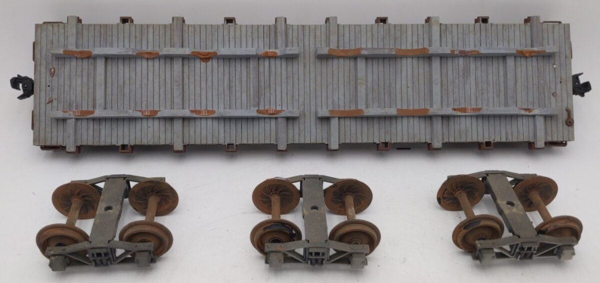 USA Trains R1897 G Colorado and Southern Brown Truck Car #208 (Metal Wheels)/Box