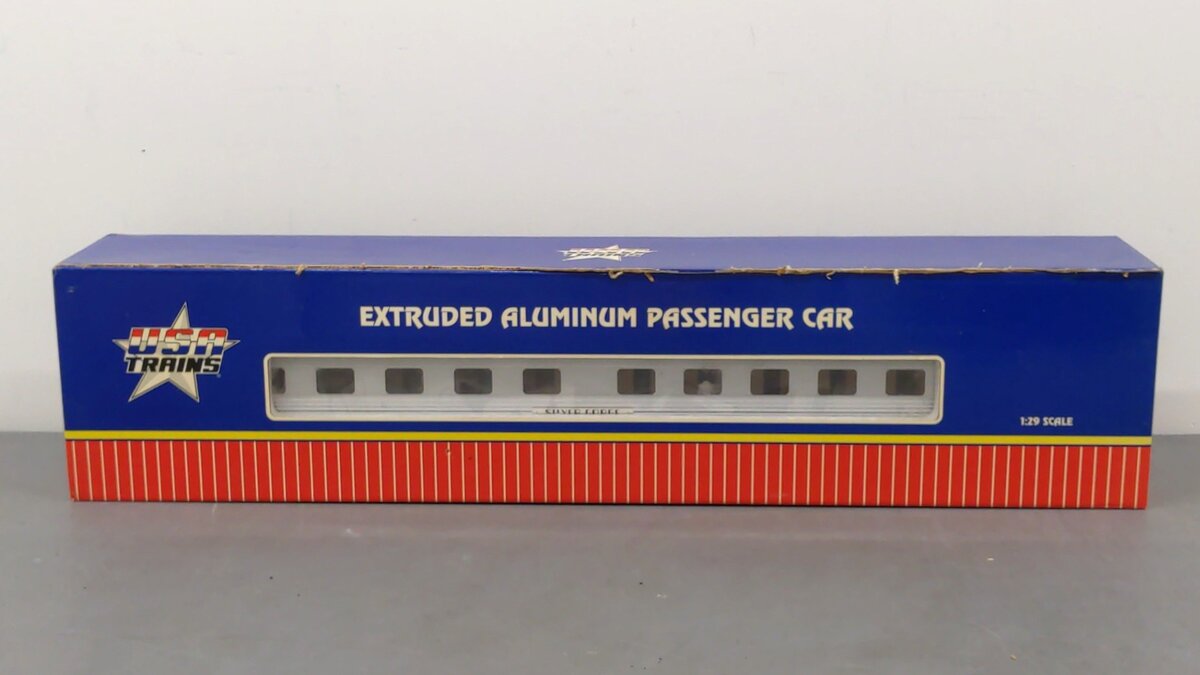 USA Trains 31015 "California Zephyr" Aluminum Sleeper Lighted (Metal Wheels) LN/Box