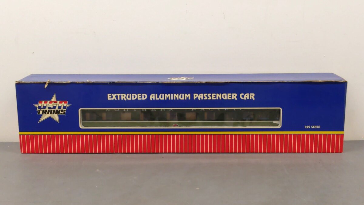 USA Trains 31080 G Northern Pacific Aluminum Observation Car LN/Box