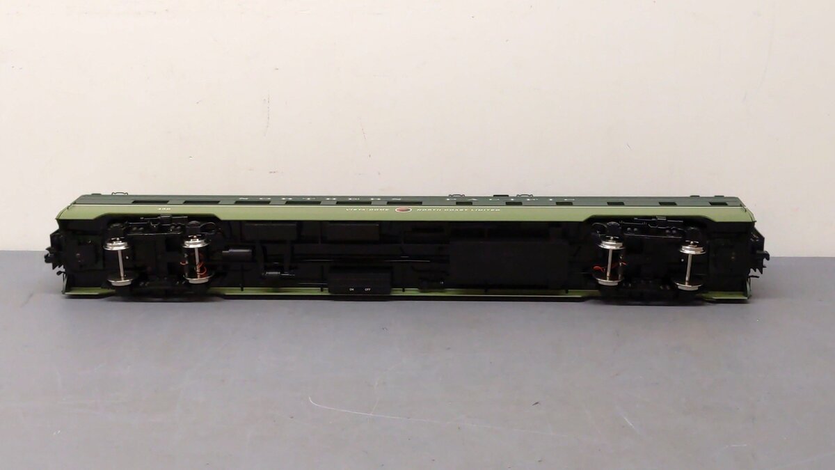 USA Trains 31083 G Northern Pacific Aluminum Dining Car with Metal Wheels #459 LN