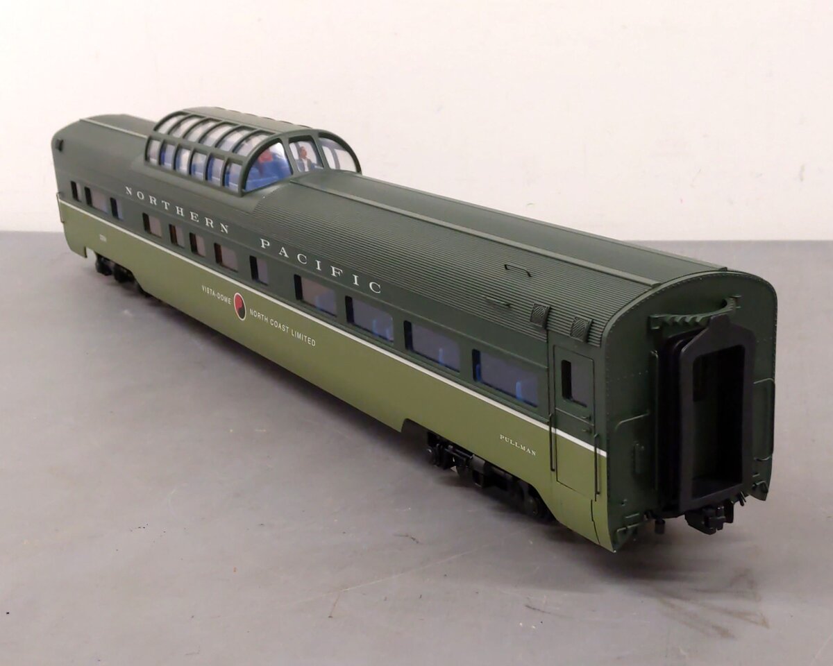 USA Trains 31086 G Northern Pacific Aluminum "North Coast Limited" Vista Dome LN/Box