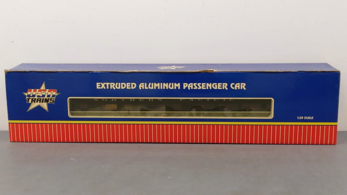 USA Trains 31086 G Northern Pacific Aluminum "North Coast Limited" Vista Dome LN/Box