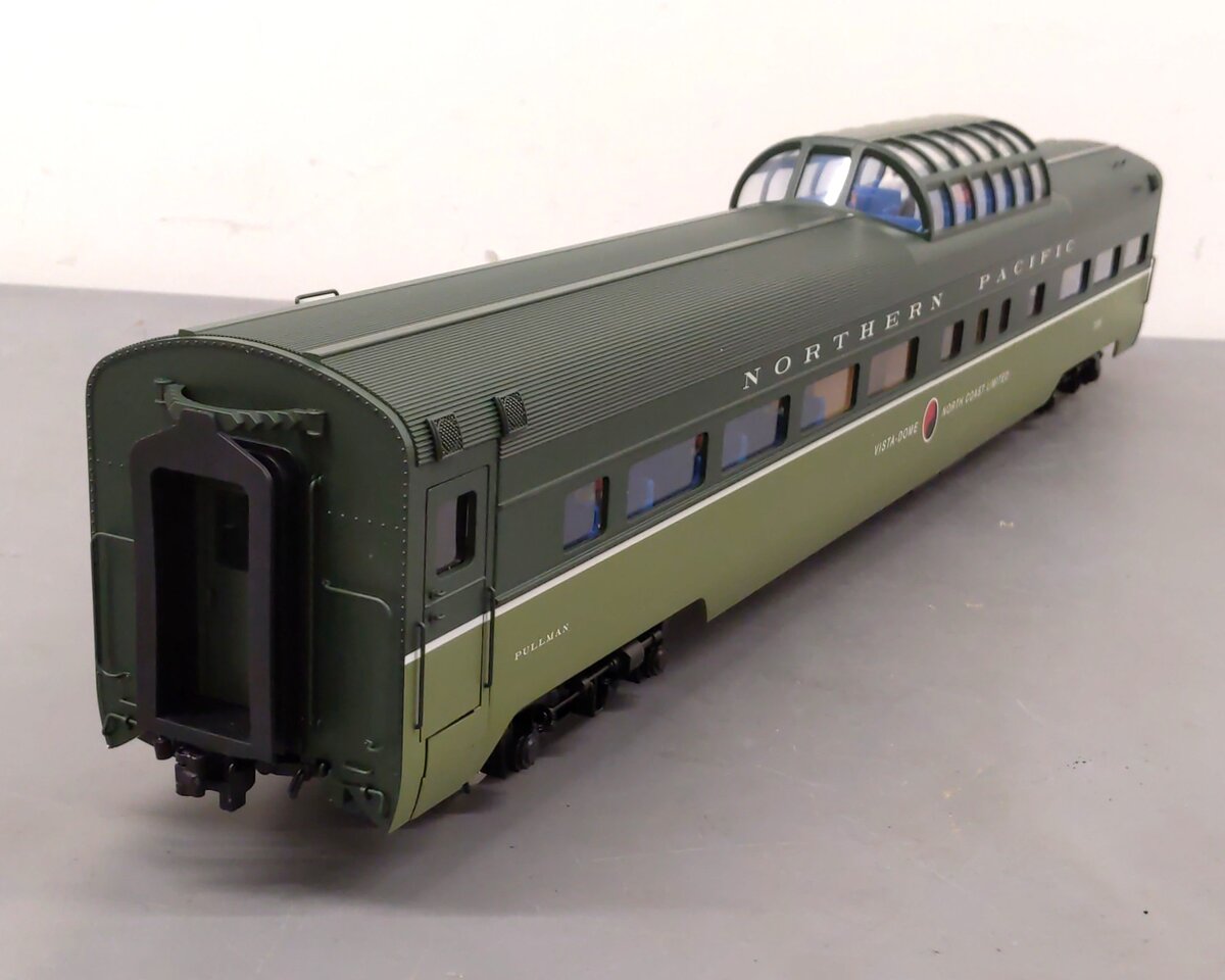 USA Trains 31086 G Northern Pacific Aluminum "North Coast Limited" Vista Dome LN/Box