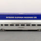 USA Trains R31011 G "California Zephyr" Corrugated Aluminum Coach Lighted #1 EX/Box