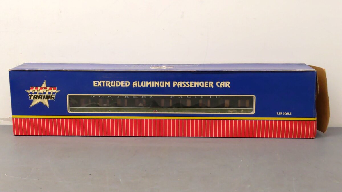 USA Trains 31083 G Northern Pacific Aluminum Dining Car with Metal Wheels #459 LN/Box