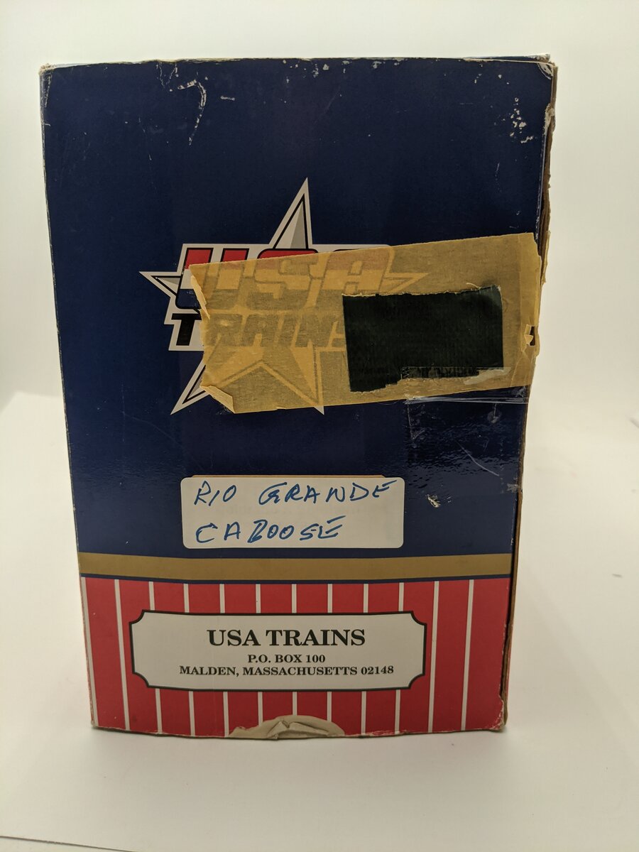USA Trains R12001 G Scale Denver & Rio Grande Western Woodsided Caboose #0503 EX