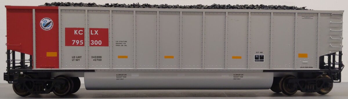 Bethgon G421-10 2 Kansas City Power and Light Coal Porter 1:29 Scale EX/Box