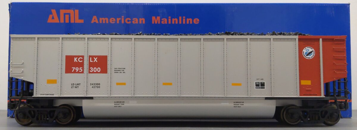 Bethgon G421-10 2 Kansas City Power and Light Coal Porter 1:29 Scale EX/Box
