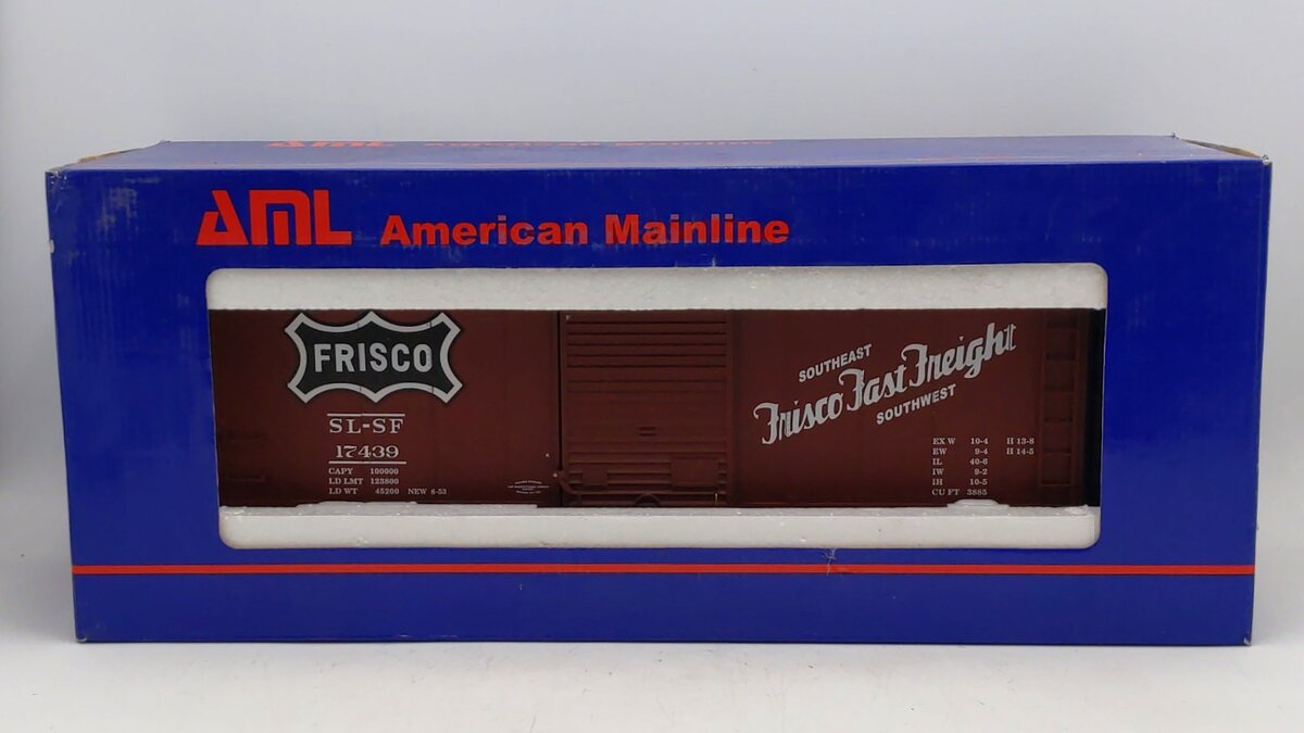 American Mainline G401-12 G Scale Frisco PS-1 Boxcar #17439 EX/Box