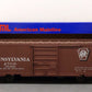 American Mainline G401-06 G Scale Pennsylvania Boxcar #47016 w/ Metal Wheels EX/Box