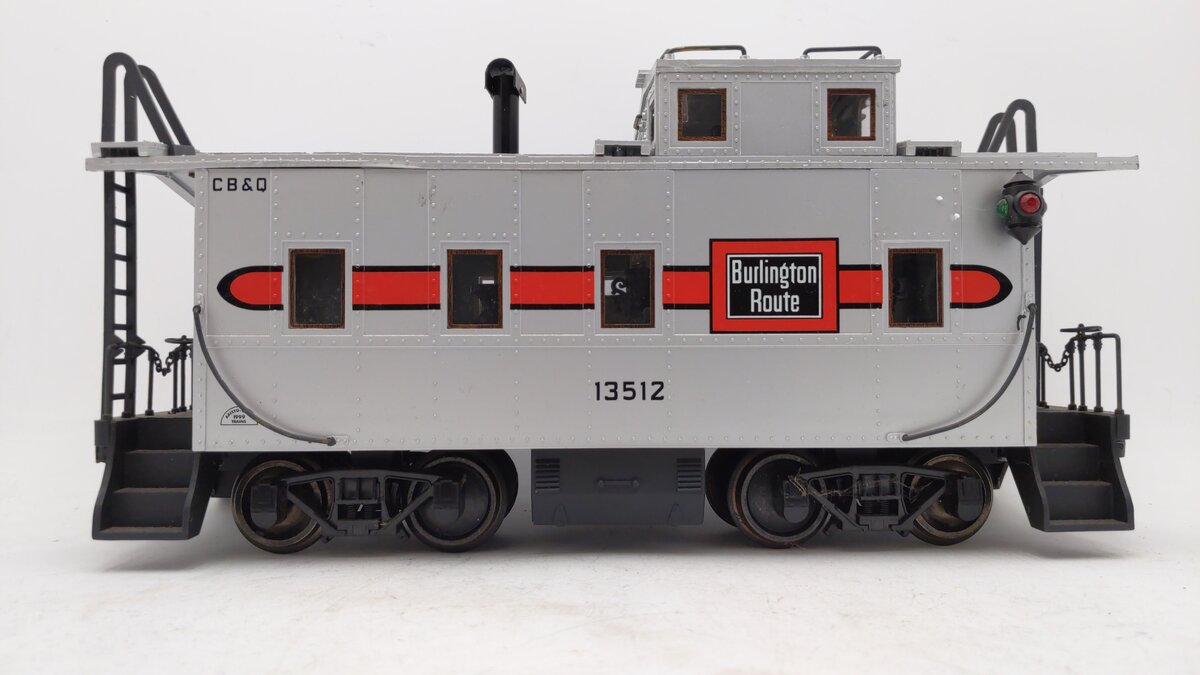 Aristo-Craft Art-42102 G Scale Burlington Route Caboose #13512 VG
