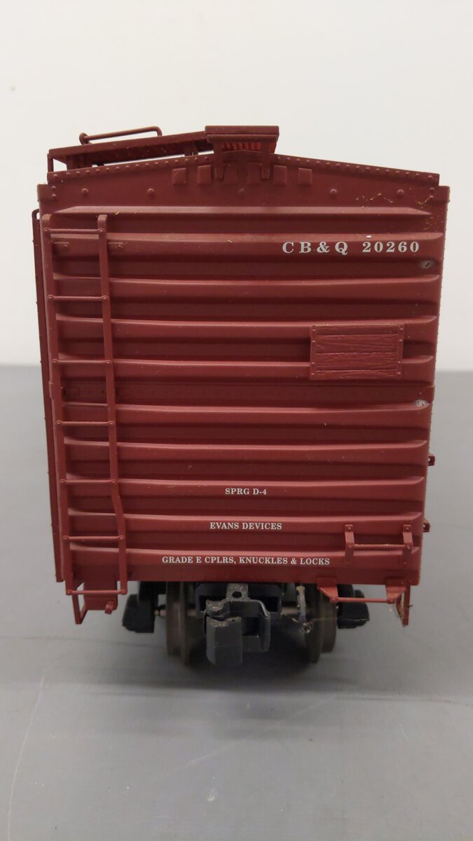 USA Trains R19313A G Burlington Route 50 Ft. Box Car with Steel Door EX/Box