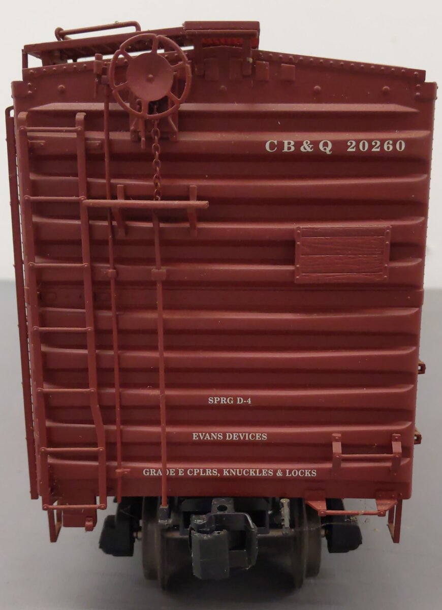USA Trains R19313A G Burlington Route 50 Ft. Box Car with Steel Door EX/Box