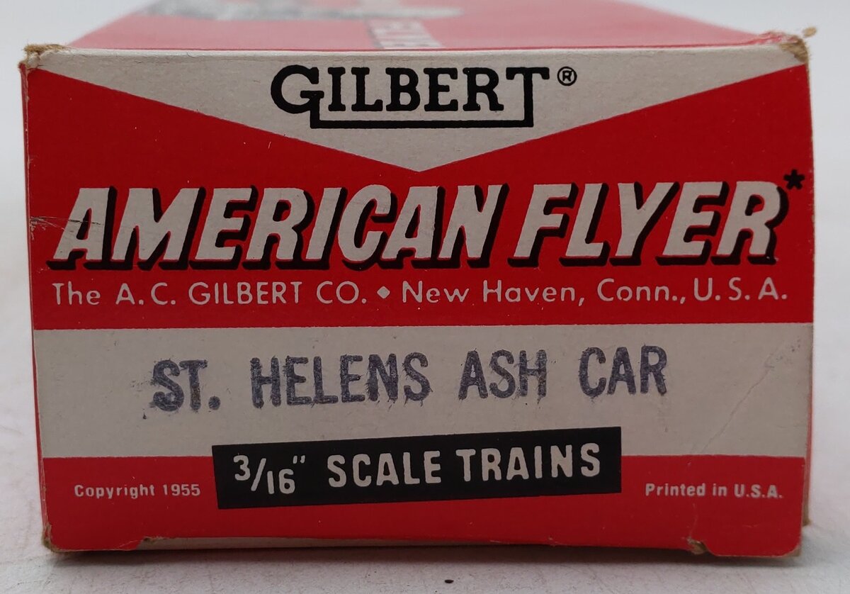 American Flyer Vintage S Gauge Mount St. Helens Ash Hopper Car EX/Box