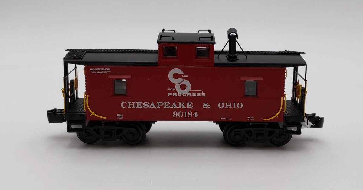 Lionel 6-27629 O Gauge Chesapeake & Ohio Northeastern Caboose #90184 MT/Box