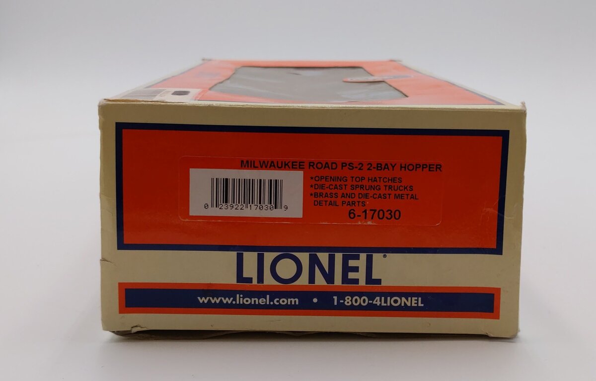 Lionel 6-17030 O Gauge Milwaukee PS-2 2-Bay Hopper #99708 EX/Box