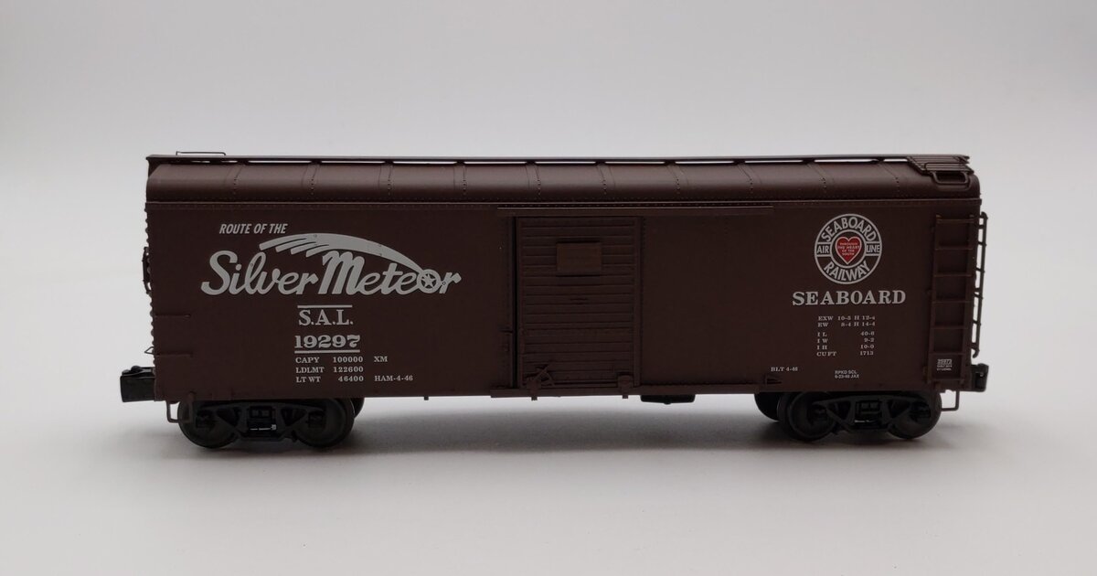 Lionel 6-25973 Seaboard Single Door Round Roof Boxcar #19297 NIB