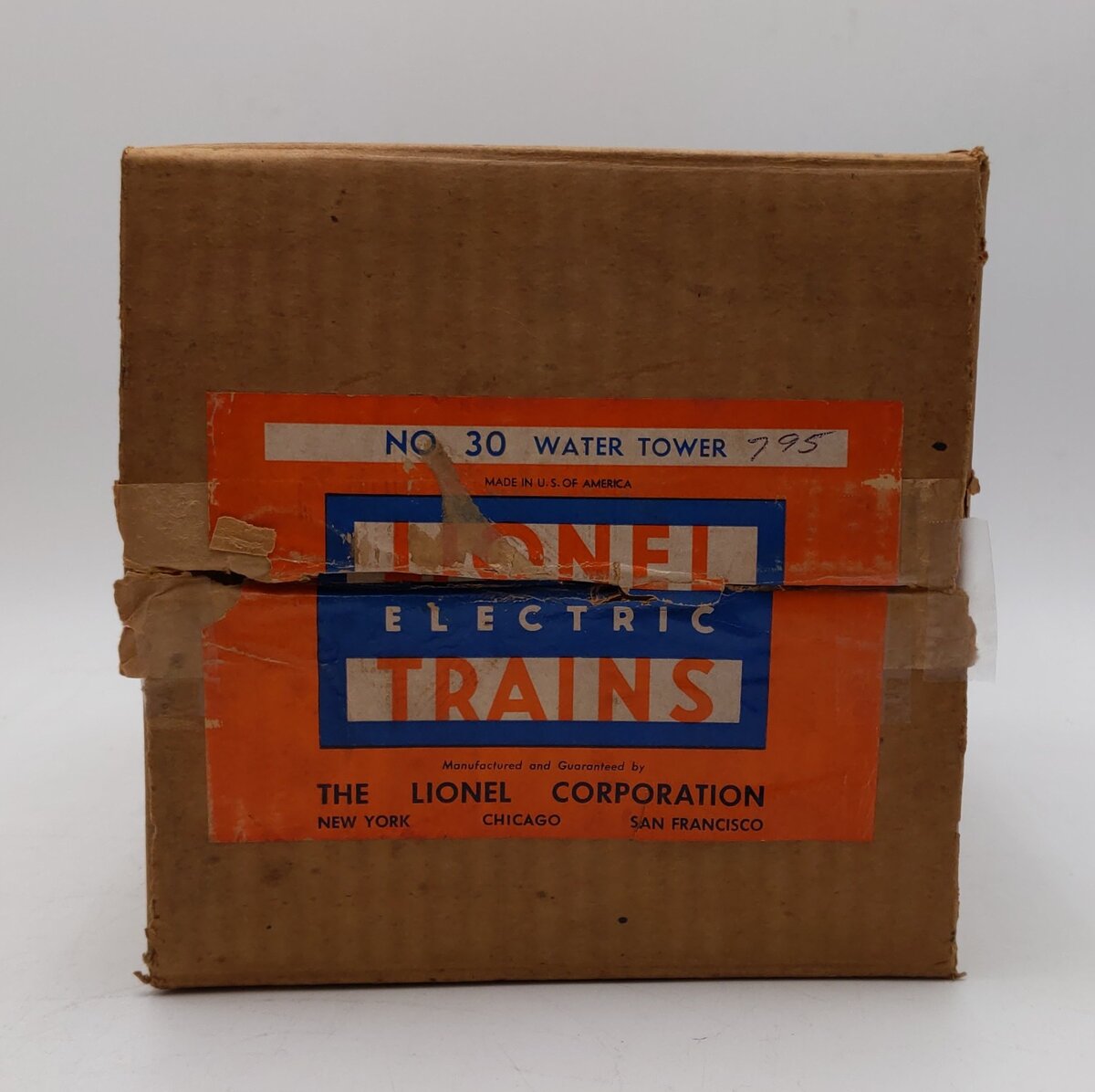 Lionel 30 Vintage O Operating Water Tower EX/Box