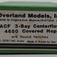 Overland OMI-3091 HO Scale ACF 3-Bay Centerflow 4600 Covered Hopper EX/Box