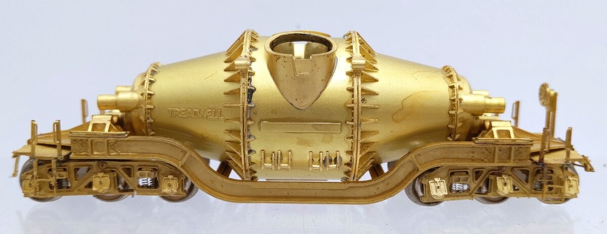 Overland 3178 HO Brass Tread Well 80 Ton Hot Metal Car EX/Box