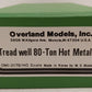 Overland 3178 HO Brass Tread Well 80 Ton Hot Metal Car EX/Box