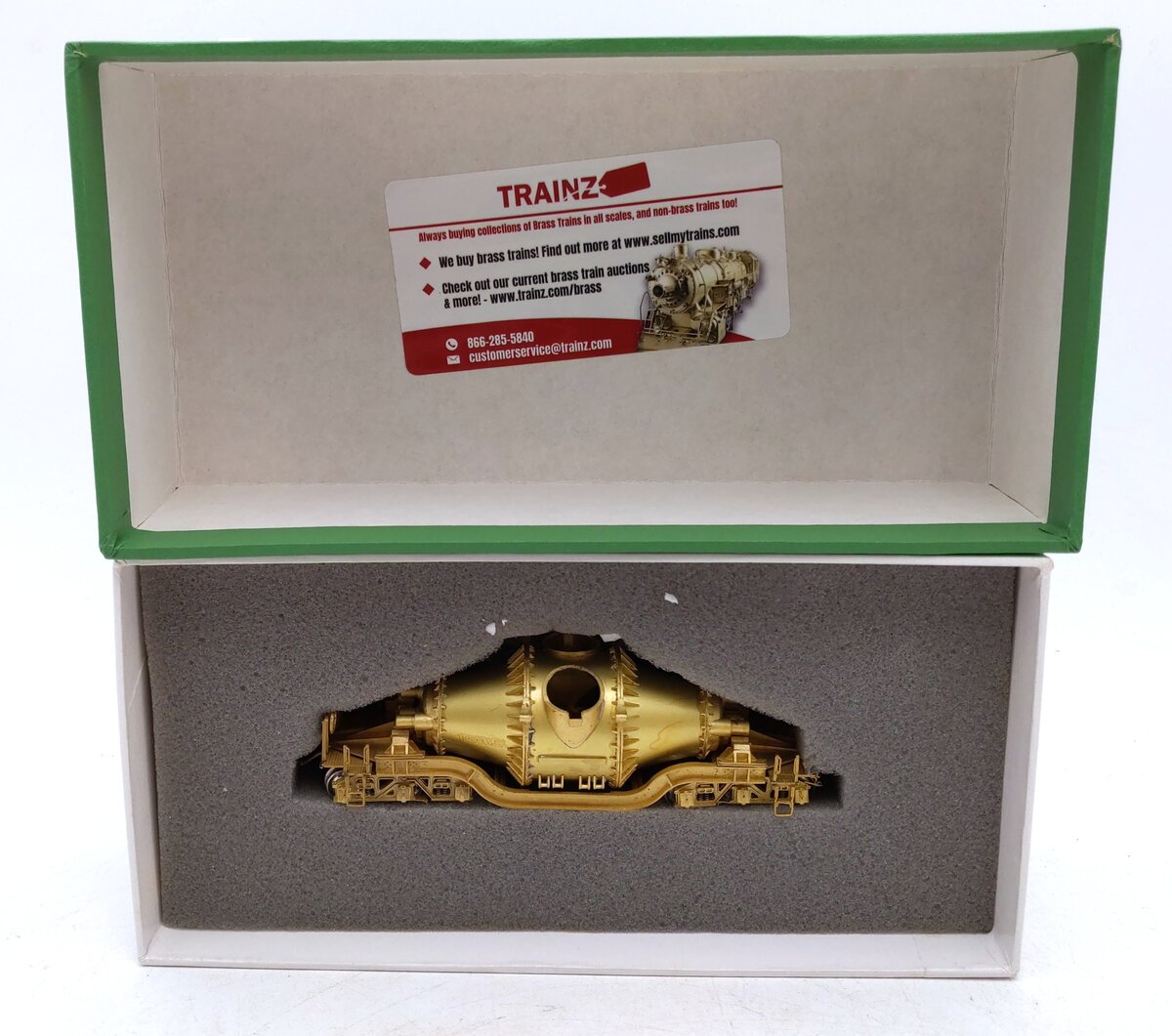 Overland 3178 HO Brass Tread Well 80 Ton Hot Metal Car EX/Box