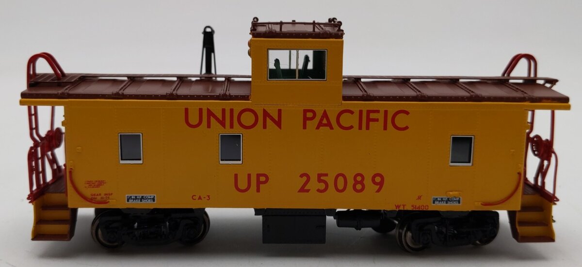 Overland 3970.4 HO Scale BRASS Union Pacific CA-3 Caboose #25089- Painted LN/Box