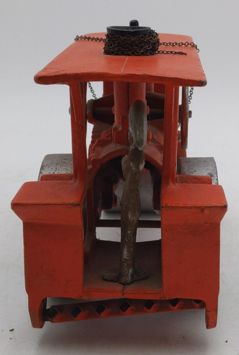 Hubert's Model RR Mfg. Cast Iron Huber Steam Tractor Toy VG