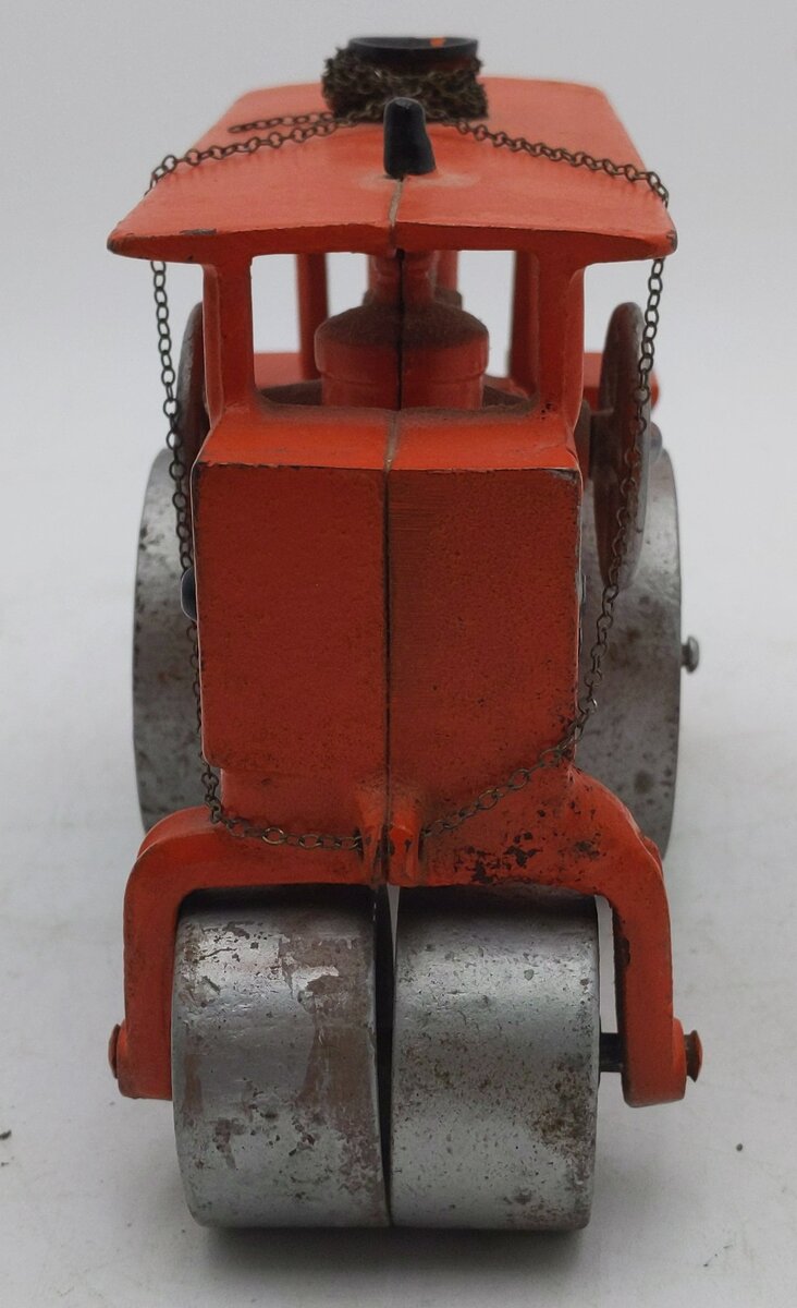 Hubert's Model RR Mfg. Cast Iron Huber Steam Tractor Toy VG