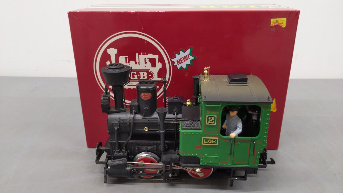 LGB 2120D G Scale Stainz 0-4-0 Steam Locomotive #2774 VG/Box
