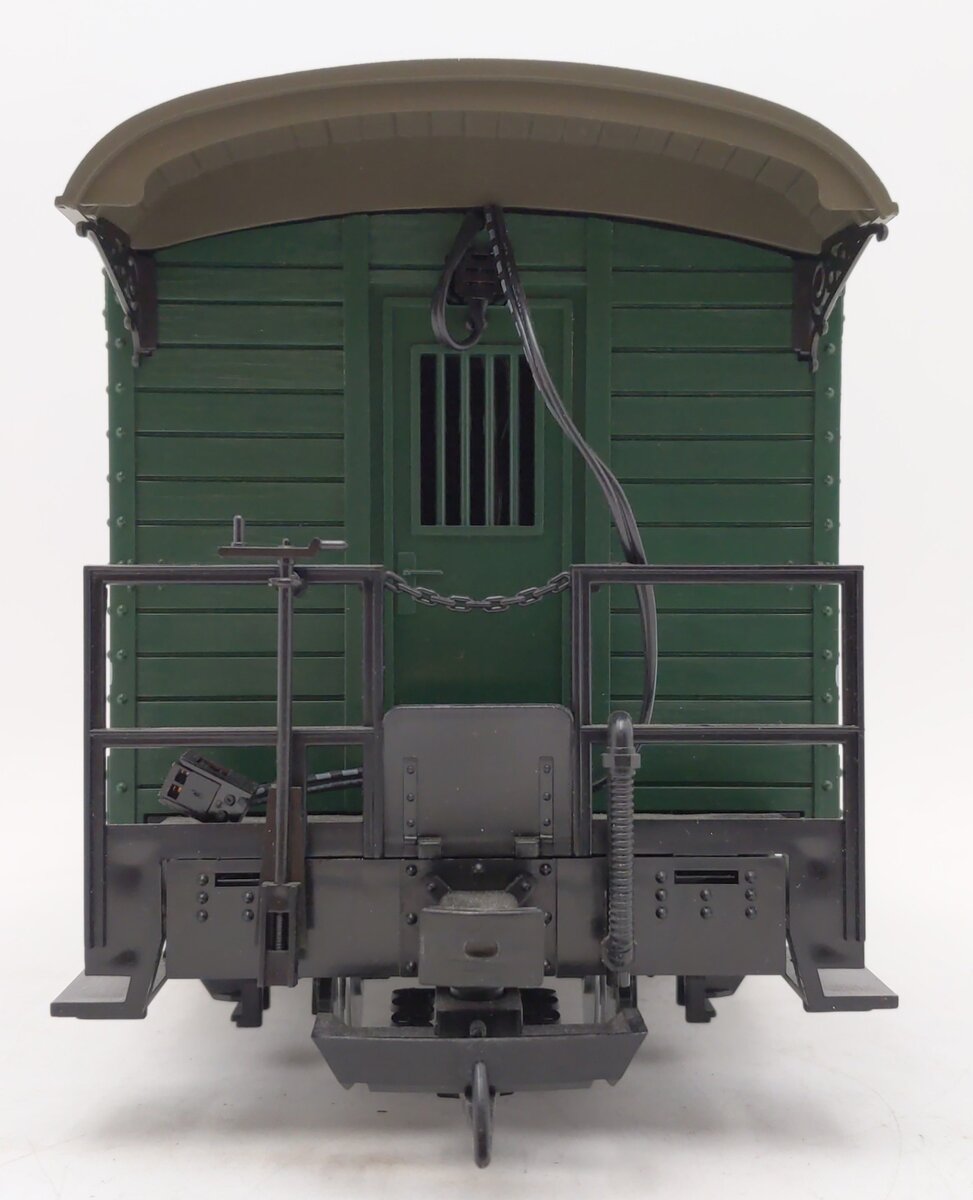 LGB 32190 G Gepack Pw-Post i Mail & Baggage Car w/ Lights (Metal Wheels) EX/Box