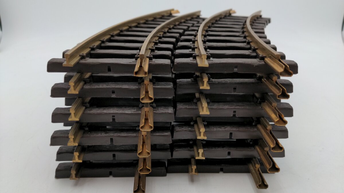 LGB 11000 G Scale R1 30 Degree Curved Track Sections (12) EX/Box