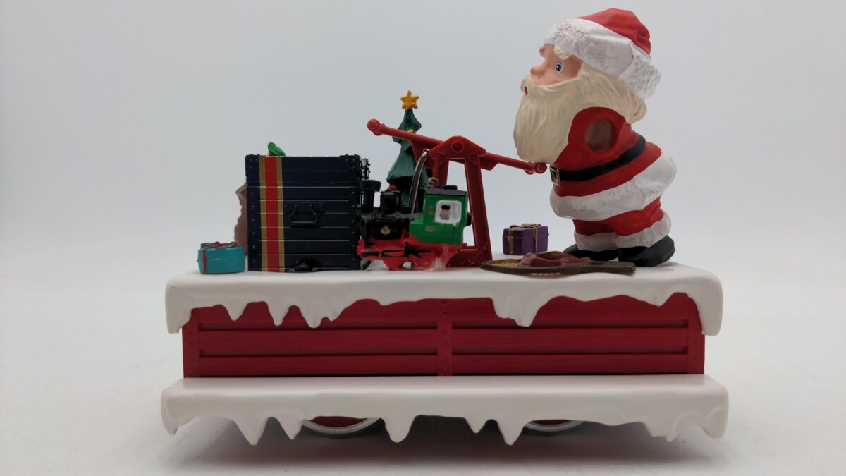 LGB 21010 G Scale Santa Claus Operating Hand Car VG/Box
