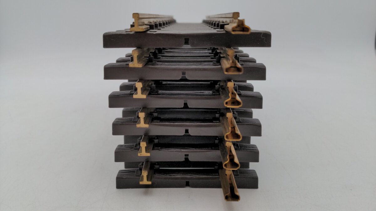 LGB 10000 G Scale 12 Inch Brass Rail Straight Track Sections (6) EX