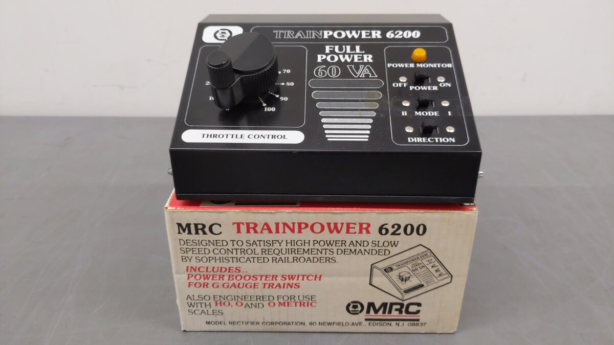 MRC 6200 HO Scale Trainpower Power Pack VG/Box