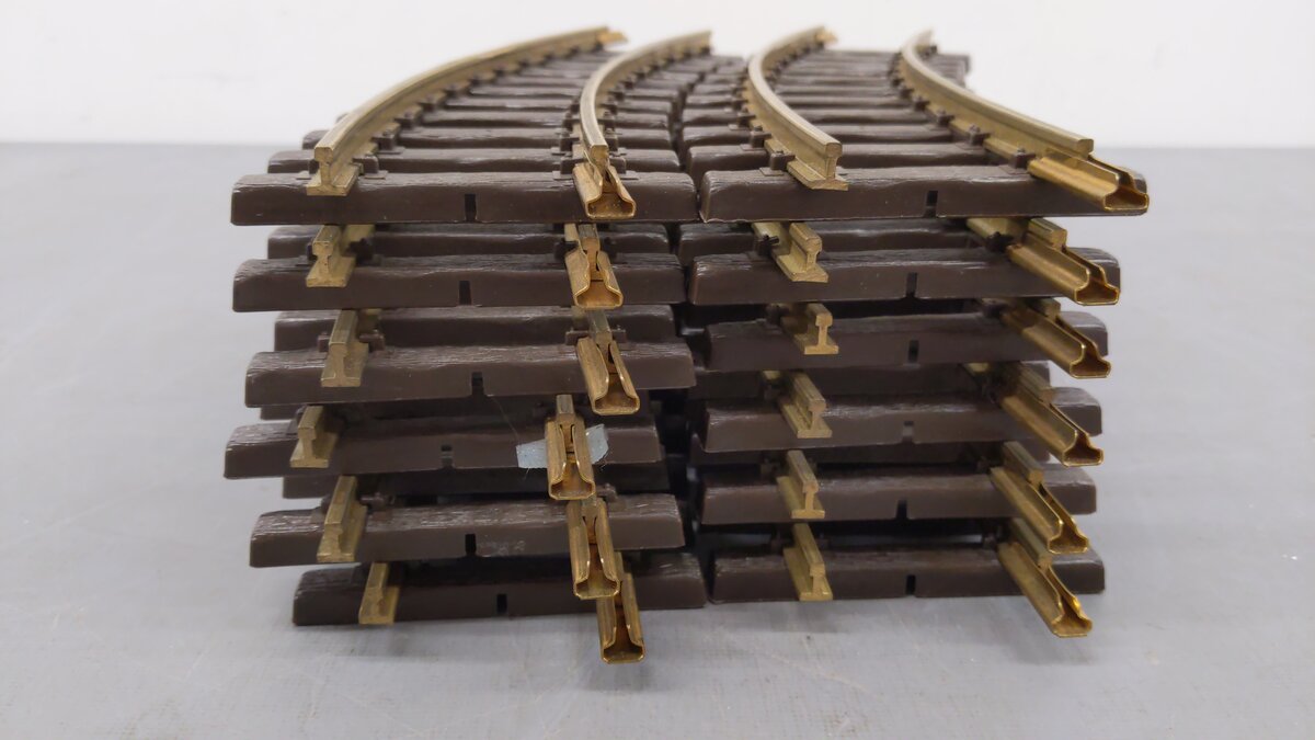 LGB 1100 G Scale 30 Degree Curved Track Sections (12) EX/Box