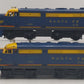 Lionel 208 Vintage O Santa Fe Alco AA Diesel Locomotive Set VG
