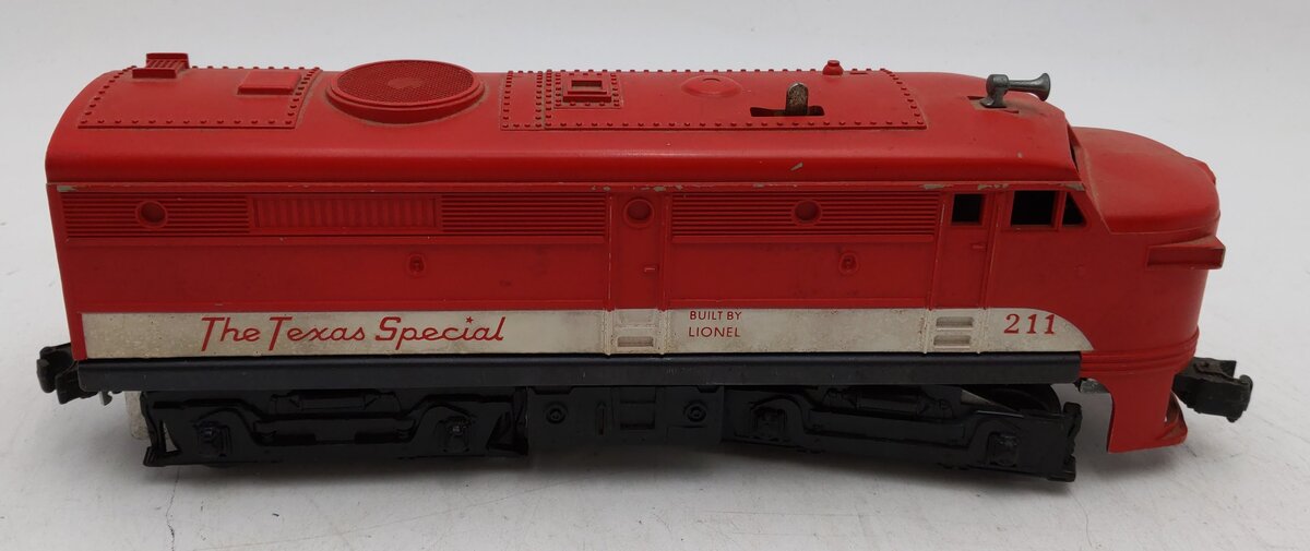 Lionel 211 Vintage O Gauge Texas Special Powered Diesel Locomotive VG